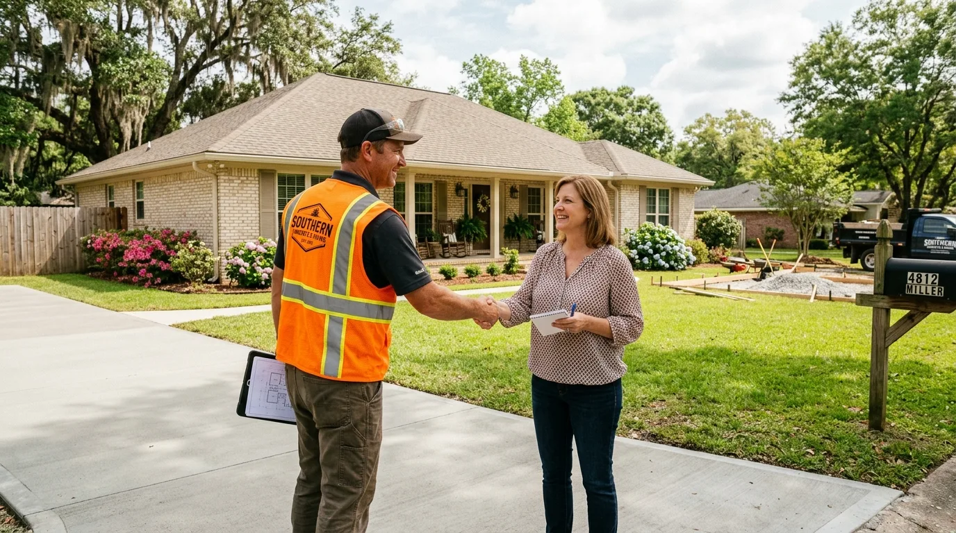 Contact Spring Concrete Pros for a free estimate in Spring TX